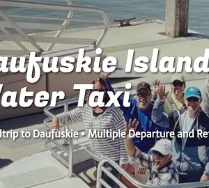 H20 Sports' Daufuskie Island Water Taxi. People on a boat